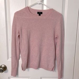 J Crew Pink Cashmere Sweater